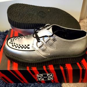 TUK Silver Mondo Creepers